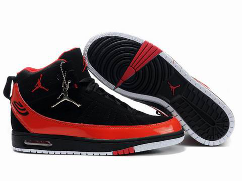2010 Air Jordan Shoes Black Red White
