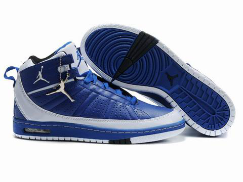 2010 Air Jordan Shoes Blue White - Click Image to Close