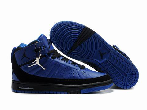 dark blue and black jordans