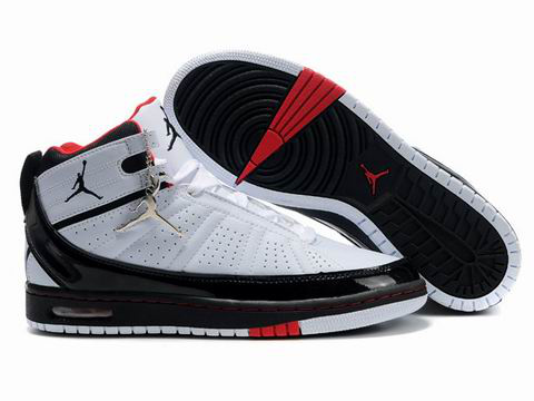 2010 Air Jordan Shoes White Black Red