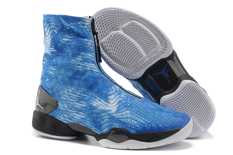 2013 Jordan 28 Blue Black Shoes - Click Image to Close