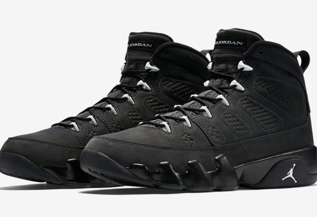 2015 Air Jordan 9 Anthracite Shoes with Number 23 - Click Image to Close