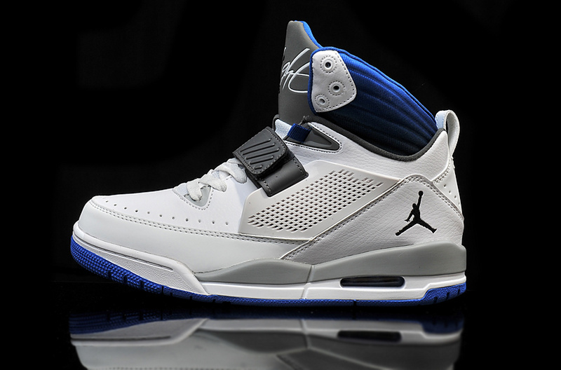 2015 New Arrival Jordan Flight 97 White Grey Black Blue