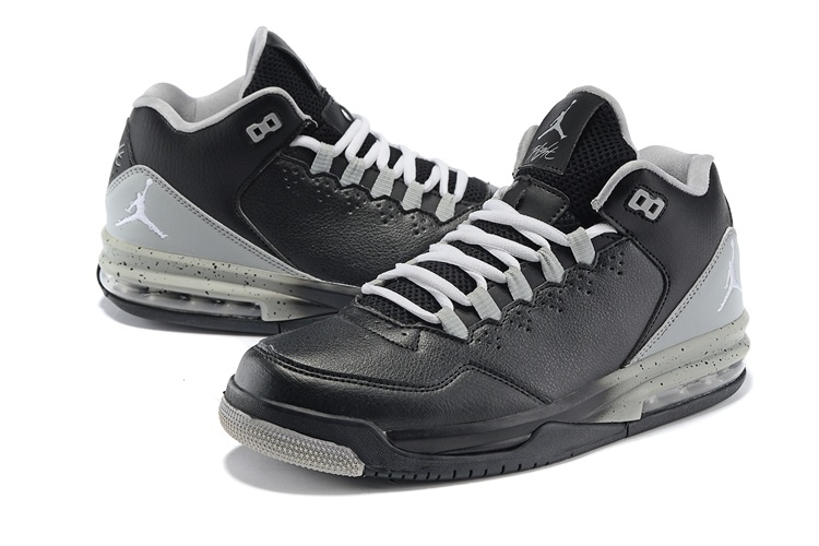 2015 New Arrival Jordan Flight Original Black Grey Jumpman - Click Image to Close