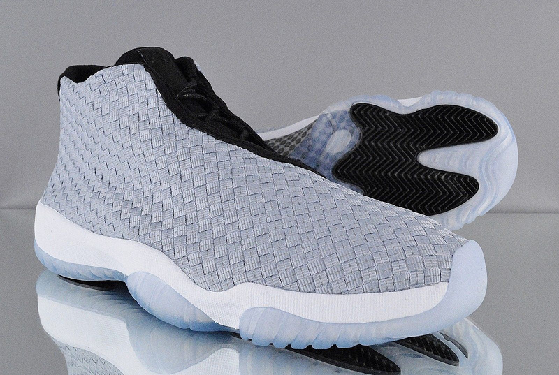 New New Arrival Jordan Future Grey Black Whihte Shoes - Click Image to Close