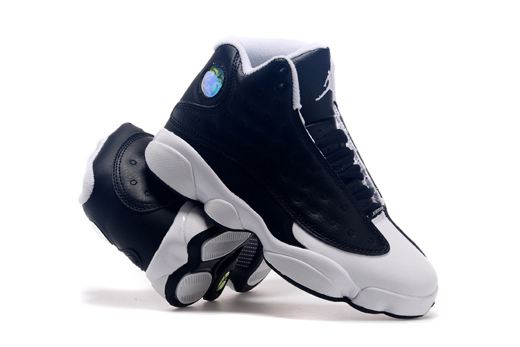 Jordan 13 Oreo Black White Lover Shoes