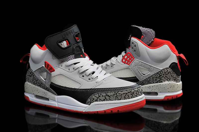 Real Jordan 3.5 Grey Black Red Shoes - Click Image to Close