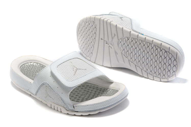 2015 Latest Air Jordan Hydro 2 All White Sandal