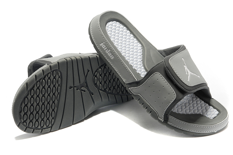 2015 Latest Air Jordan Hydro 2 Grey Sandal