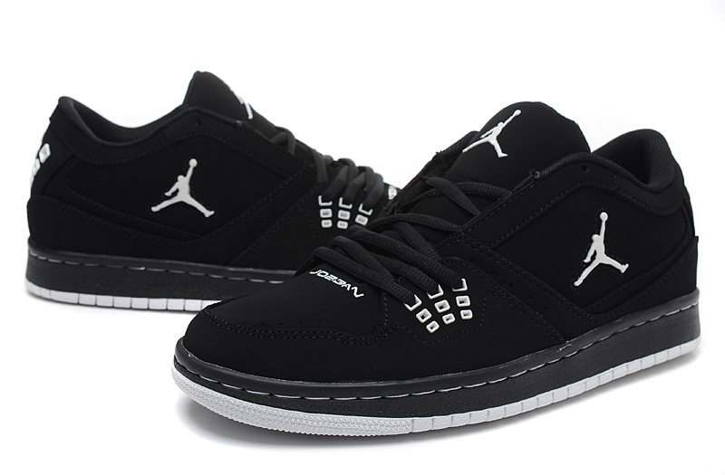 Real Jordan 1 Low All Black Shoes