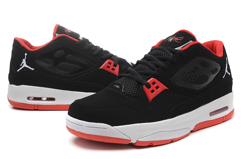 Real Air Air Jordan Flight 23 RST Low Black Red Shoes - Click Image to Close