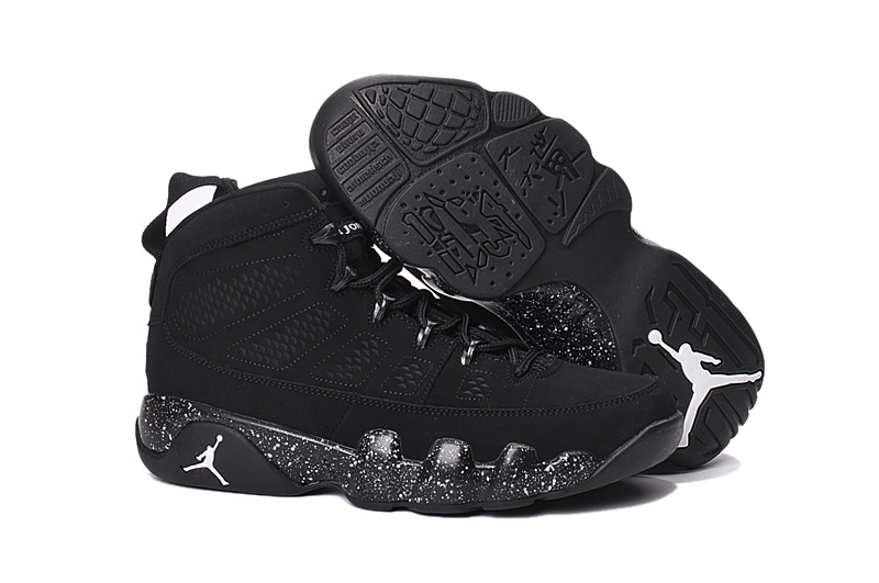 2016 Jordan 9 Retro All Black - Click Image to Close