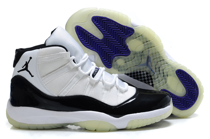 Cheap Air Jordan Shoes 11 Concord Midnight White Black Blue