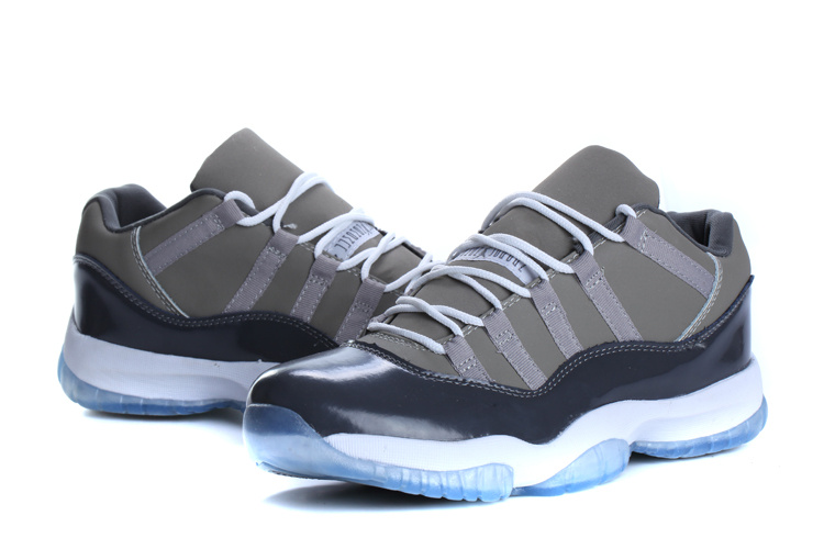 Cheap Real 2015 Jordan Jordan 11 Low Cool Grey - Click Image to Close