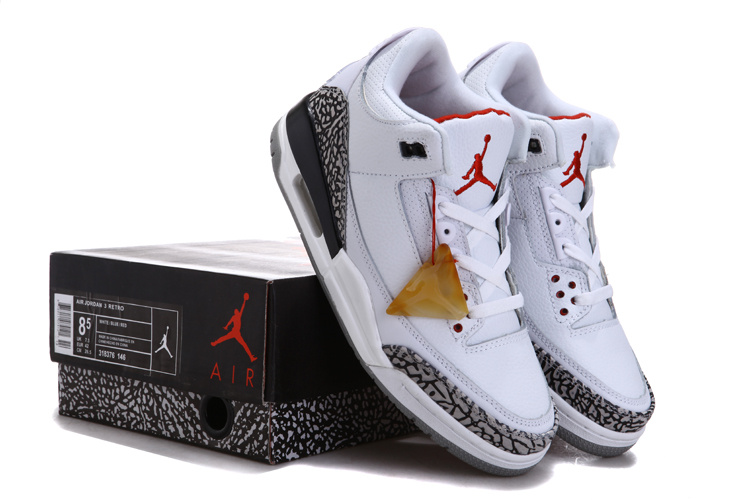 Special Air Jordan 3 Chalcedoney Edition White Grey