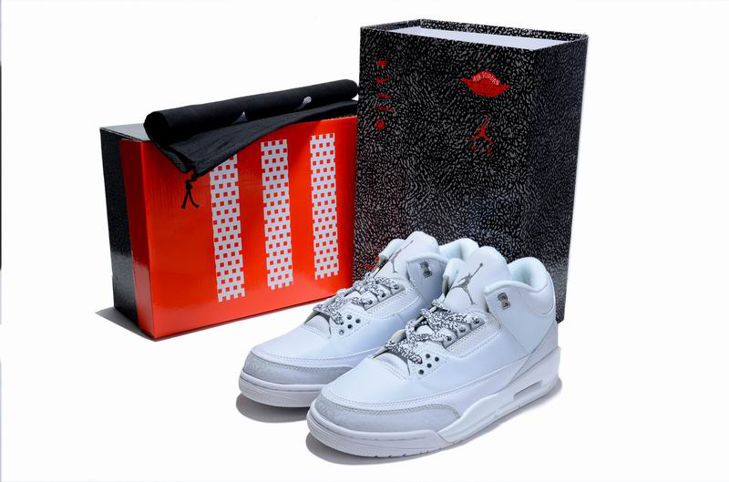 Cheap Air Jordan Shoes 3 Limited Edition All White