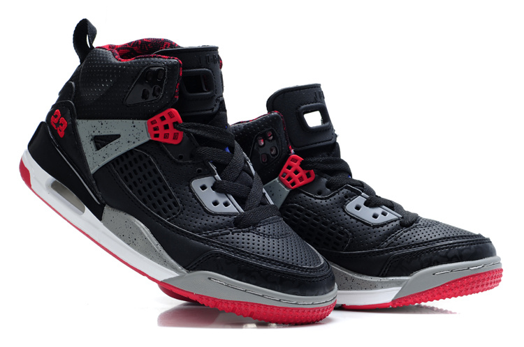 Cheap Air Jordan Shoes 3.5 Black Grey Red For Kids - Click Image to Close