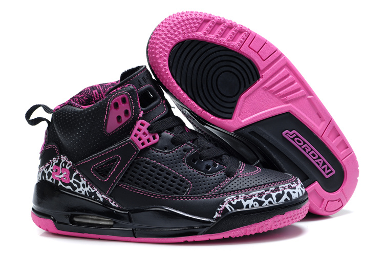 Cheap Air Jordan Shoes 3.5 Black Pink For Kids
