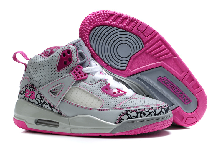 Cheap Air Jordan Shoes 3.5 Grey Pink For Kids - Click Image to Close