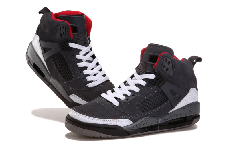 Air Jordan 3.5 Shoes Suede Grey White Black Red