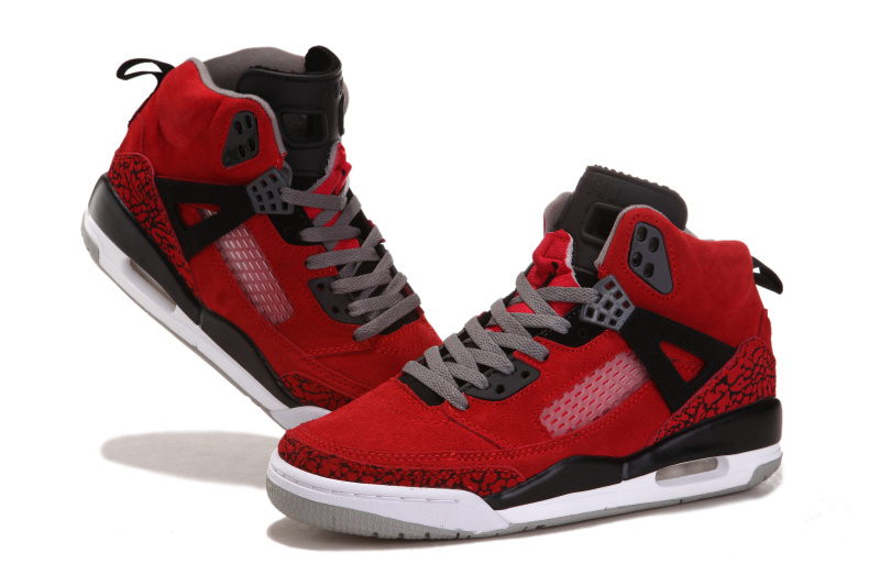 Air Jordan 3.5 Shoes Suede Red Black White - Click Image to Close