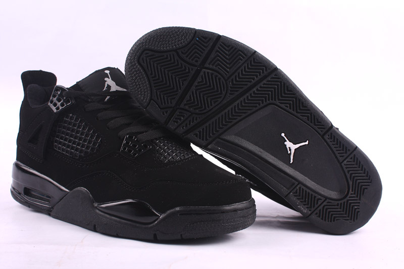 Cheap Air Jordan Shoes 4 Dark Black - Click Image to Close