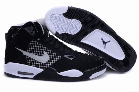 Cheap Air Jordan 4 Shoes High Heel Black White