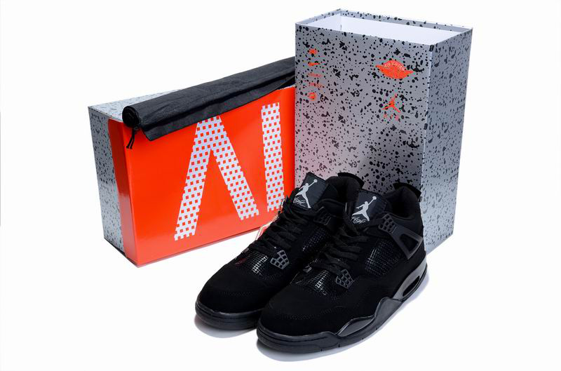 Cheap Air Jordan Shoes 4 Limited Edition All Black