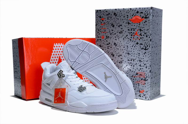 Cheap Air Jordan Shoes 4 Limited Edition All White - Click Image to Close