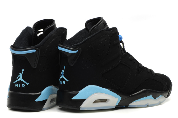 New Air Jordan 6 Black White Blue