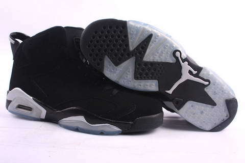 Cheap Real 2015 Jordan Jordan 6 Black Grey Footwear - Click Image to Close