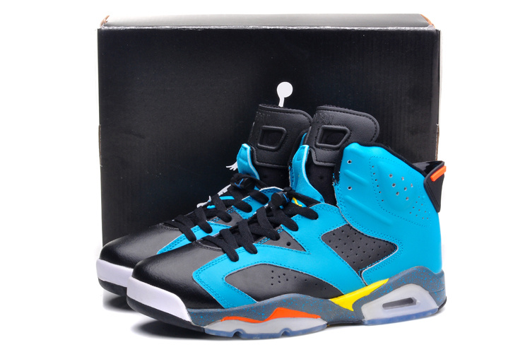 Cheap Real 2015 Jordan Jordan 6 Black Gunfighter Blue - Click Image to Close