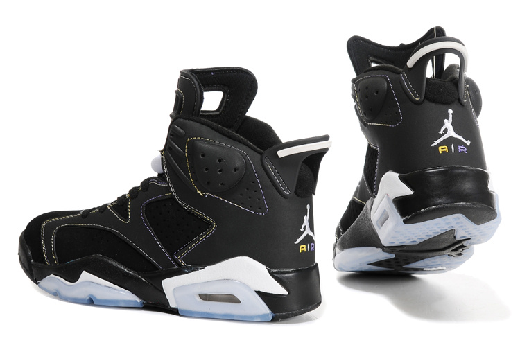 Cheap Air Jordan Shoes 6 White Black - Click Image to Close