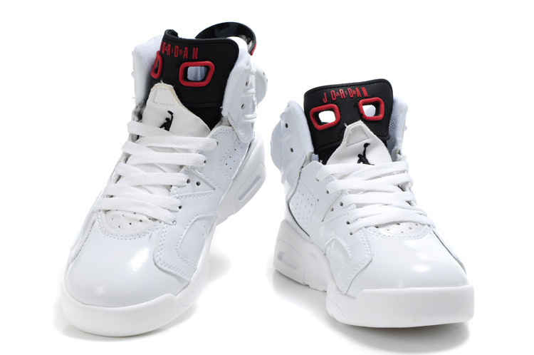 Cheap Air Jordan Shoes 6 White For Kids