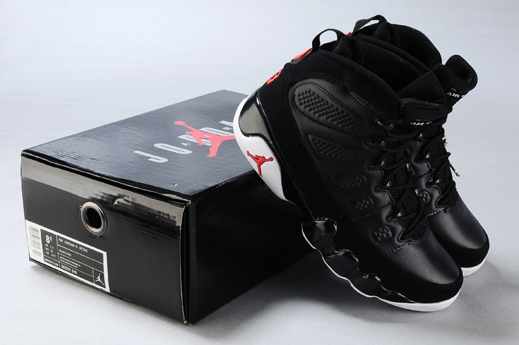 Cheap Air Jordan Shoes 9 Duplicate Dark Black White