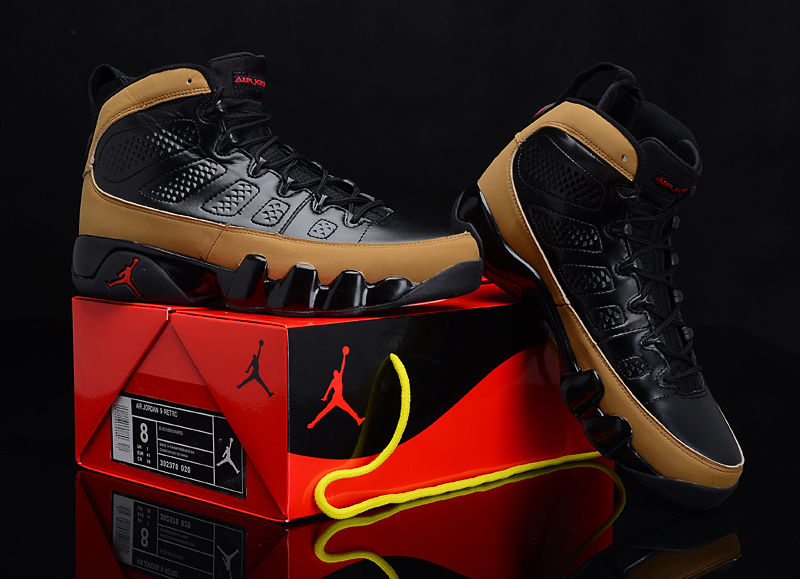 Special Air Jordan 9 Reissue Black Brown - Click Image to Close