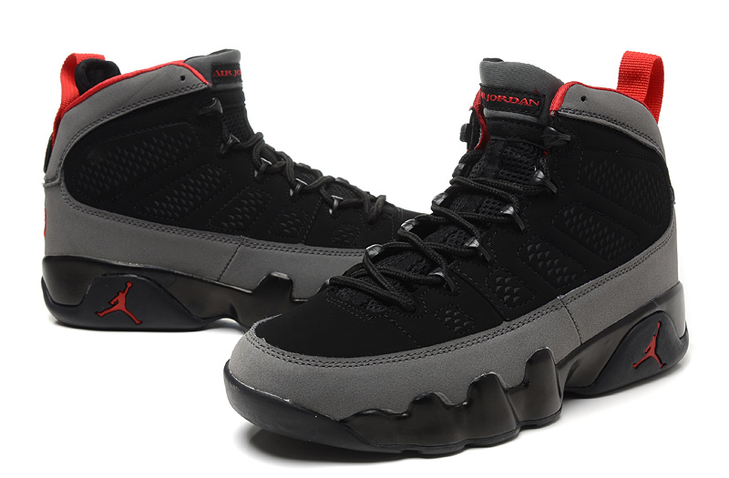 Air Jordan 9 Retro Black Grey with 23 Number - Click Image to Close