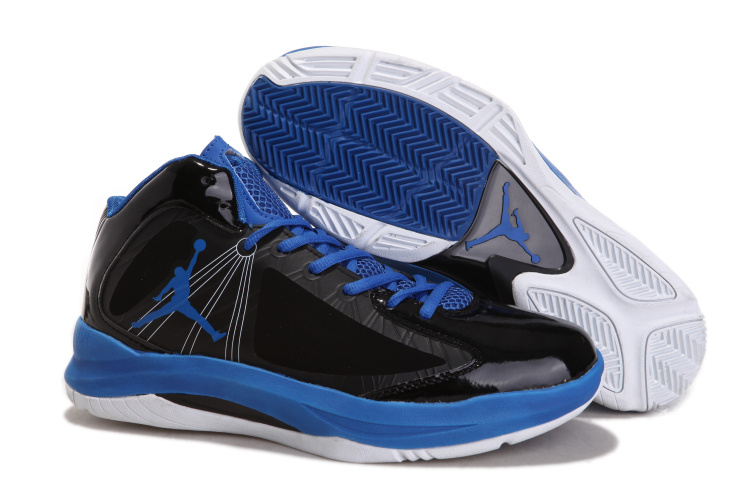 Cheap Real Air Jordan Aero Flight Black Blue White