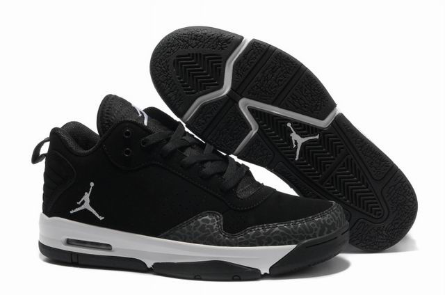 Cheap Air Jordan Shoes After Games II Black White - Click Image to Close