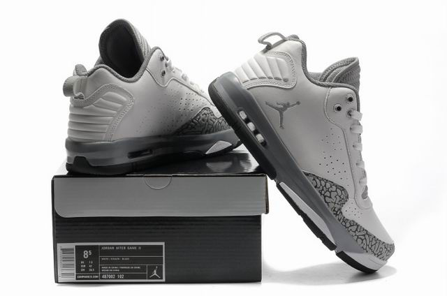 Cheap Air Jordan Shoes After Games II White Grey