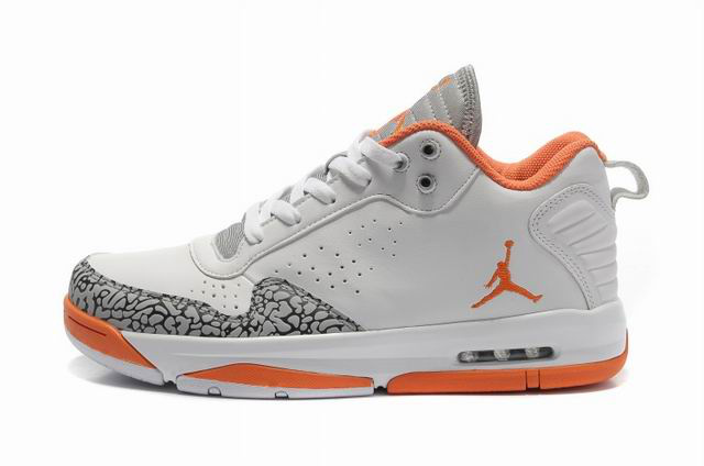 Cheap Air Jordan Shoes After Games II White Orange - Click Image to Close