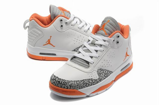 Cheap Air Jordan Shoes After Games II White Orange - Click Image to Close