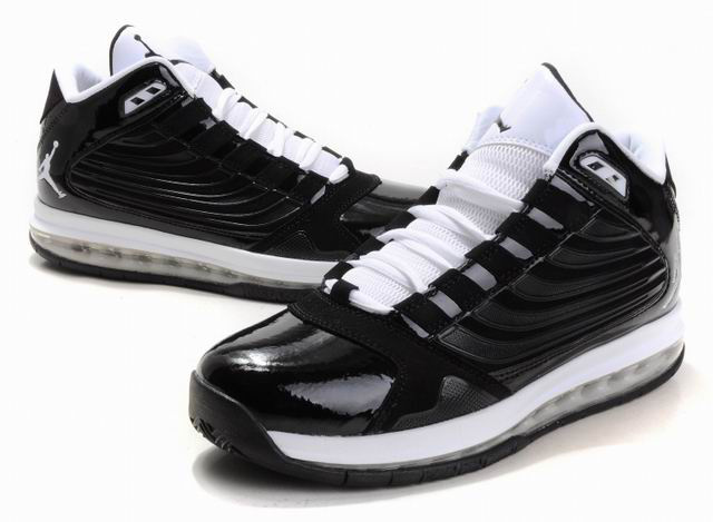 Cheap Air Jordan Shoes Big Ups Black White