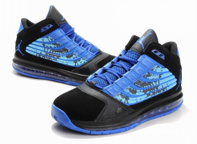 Cheap Air Jordan Shoes Big Ups Blue Black - Click Image to Close