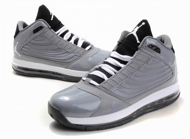 Cheap Air Jordan Shoes Big Ups Grey White - Click Image to Close