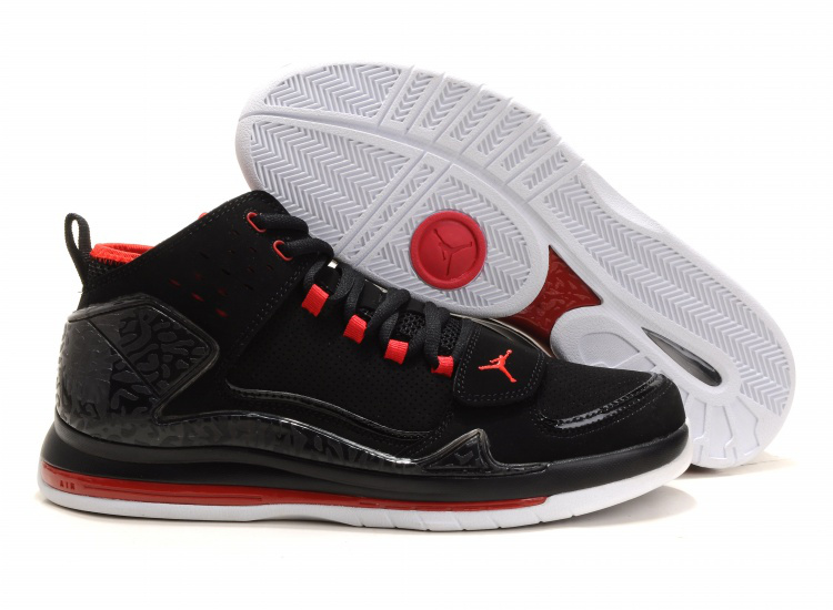 Cheap Air Jordan Shoes Evolution 85 Shoes Black Red - Click Image to Close