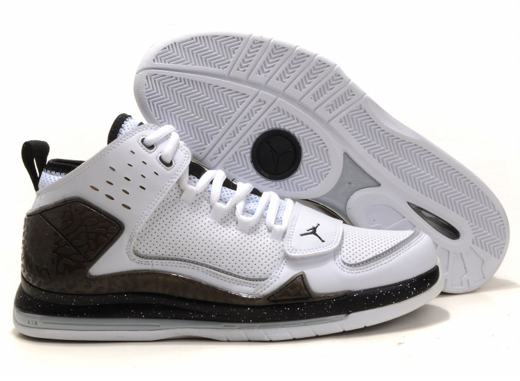 Cheap Air Jordan Shoes Evolution 85 Shoes Black White Brown Black - Click Image to Close