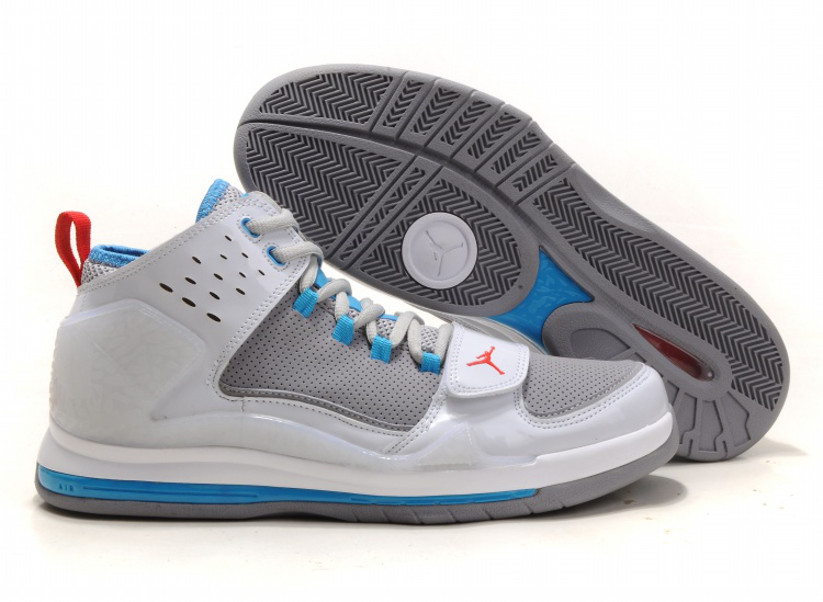 Cheap Air Jordan Shoes Evolution 85 Shoes Black White Grey Blue