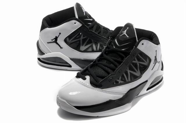 Cheap Air Jordan Shoes Flight The Power Black Grey Shoes - Click Image to Close