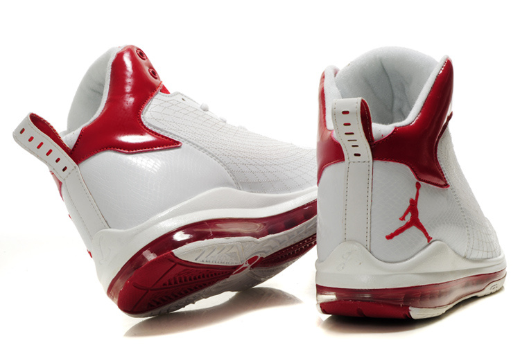 Cheap Air Jordan Shoes Fly Cushion 23 Shoes White Red - Click Image to Close